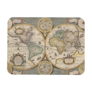 Magnet Flexible Nova Totius Terrarum Orbis Géographiquement