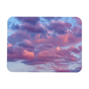Magnet Flexible Nuages roses et violets
