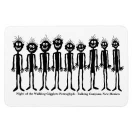Magnet Flexible Nuit des Gigglers à pied Petroglyph