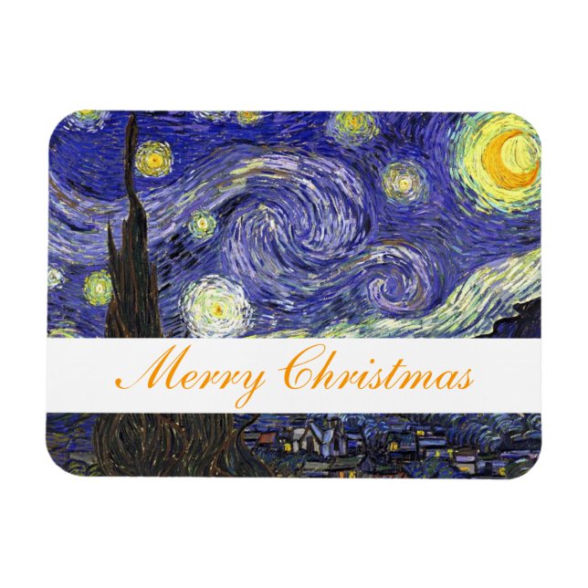 Magnet Flexible Nuit étoilée Noël, Fêtes (Horizontal)