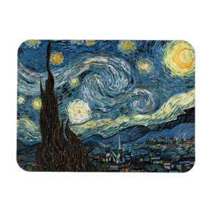 Magnet Flexible Nuit étoilée par Van Gogh
