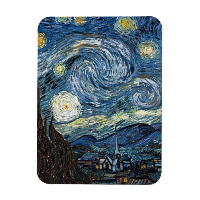 Magnet Flexible Nuit Van Gogh Starry (Vertical)