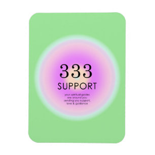 Magnet Flexible Numérologie moderne des anges 333 Signification