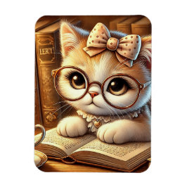 Magnet Flexible "O Encanto Felino: Guardiões de Mistérios e Carinh