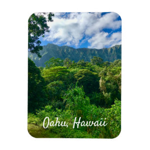 Magnet Flexible Oahu, forêt tropicale d'Hawaii