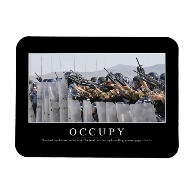 Magnet Flexible Occupy : Citation inspirante (Horizontal)