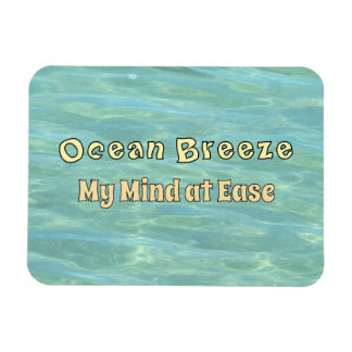Magnet Flexible Ocean Breeze, My Mind at Ease - Aqua Ocean Ripple