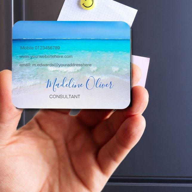 Magnet Flexible Ocean Wave Beach Blue Scene Moderne (Créateur téléchargé)