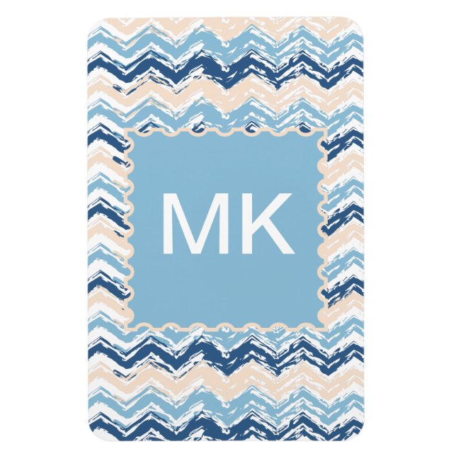 Magnet Flexible Ocean Waves Chevron (Vertical)