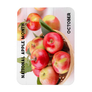 Magnet Flexible Octobre Mois national de la pomme