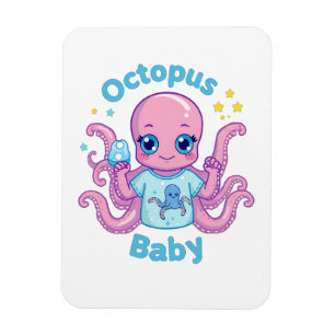 Magnet flexible Octopus Baby