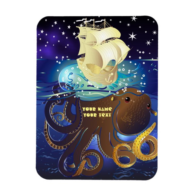 Magnet Flexible Octopus Huge et Caravella (Vertical)