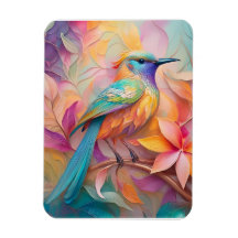 Oiseau-chanteur à gorge violette Imaginaire