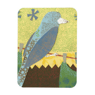 Magnet Flexible Oiseau coloré sur un fil