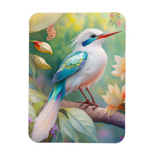 Magnet Flexible Oiseau de fantaisie à aile de sarcelle iridescente