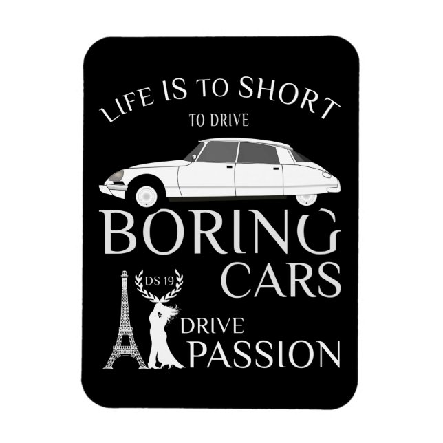 Magnet Flexible Oldtimer Citroen DS 19 Drive (Vertical)