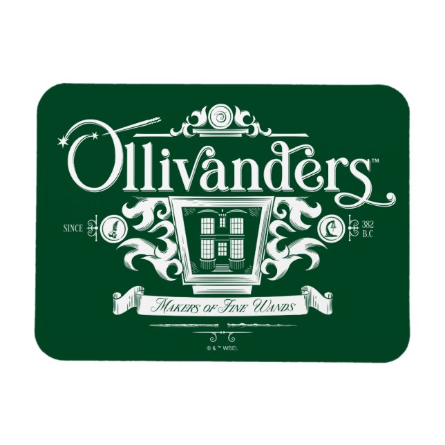 Magnet Flexible OLIVANDERS™ Makers of Fine Wands (Horizontal)