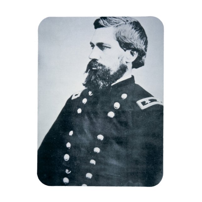 Magnet Flexible Oliver Otis Howard (photo b/w) (Vertical)