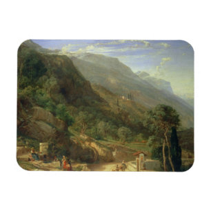 Magnet Flexible Oliveraies chez Varenna, lac Como, Italie, 1861 (o