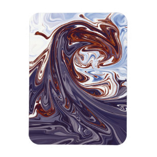 Magnet Flexible Ondes Monster Meilleure peinture abstraite