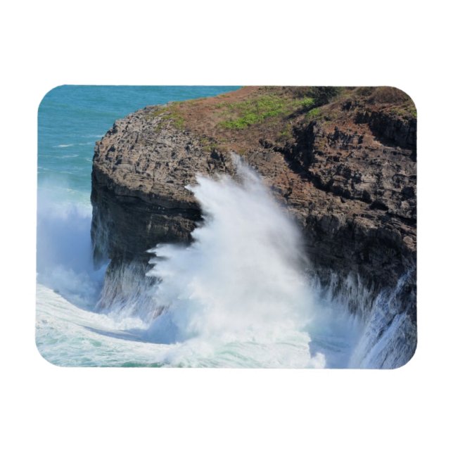 Magnet Flexible Ondes océaniques à Kilauea Kauai (Horizontal)