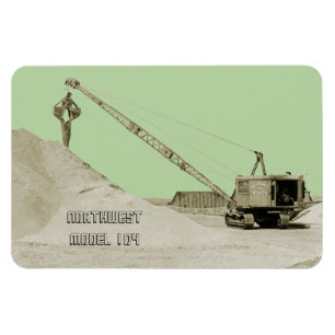Magnet Flexible OPÉRATEUR DE CRANE NORTHWEST MODEL 104 CLAMSHELL o