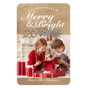 Magnet Flexible Or d'aimant de photo joyeux et lumineux -