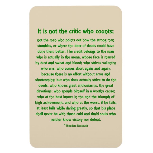 Magnet Flexible Oser Grandement - Aimant (Vertical)