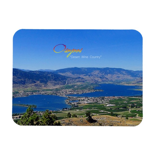 Magnet Flexible Osoyoos, Pays Du Vin Du Désert, (Horizontal)