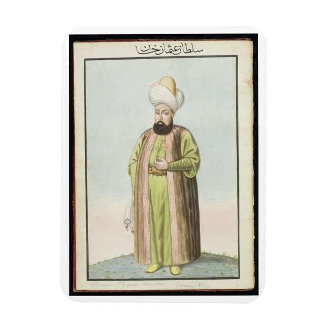 Magnet Flexible Othman (Osman) I (1259-1326), fondateur du Ottom (Vertical)