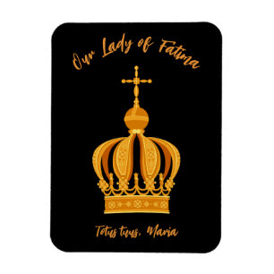 Magnet Flexible Our Lady of Fatima crown