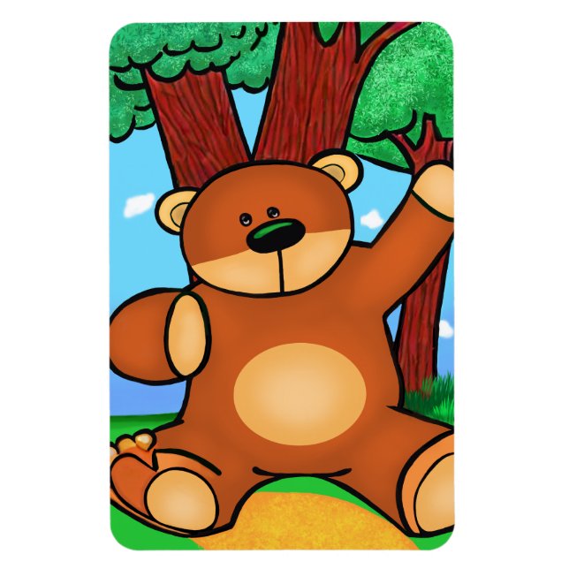 Magnet Flexible Ours dans la prairie - Ours dans la prairie (Vertical)