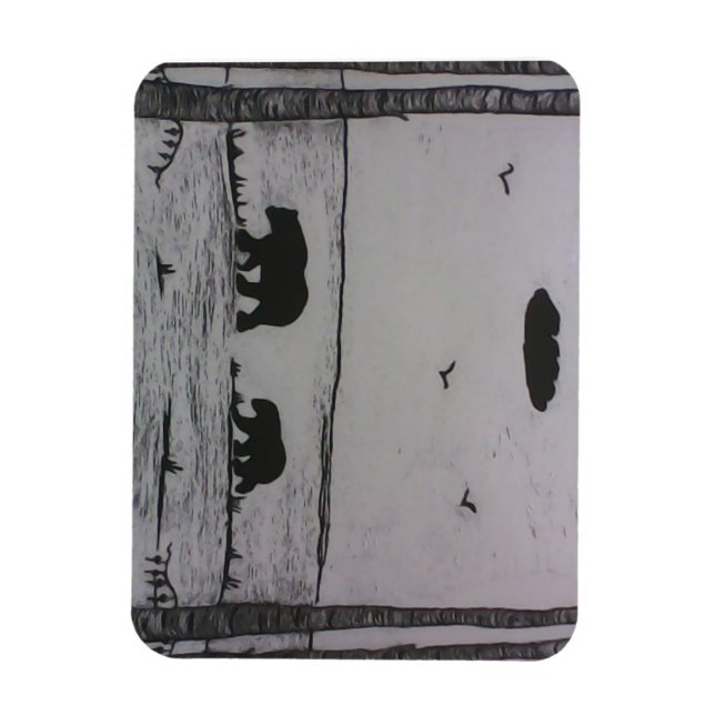 Magnet Flexible Ours de maman (Vertical)