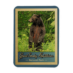 Magnet Flexible Ours de parc national de Great Smoky Mountains