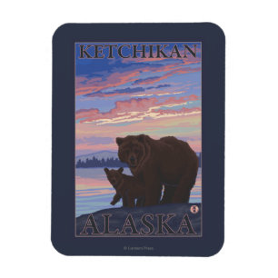 Magnet Flexible Ours et CUB - Ketchikan, Alaska