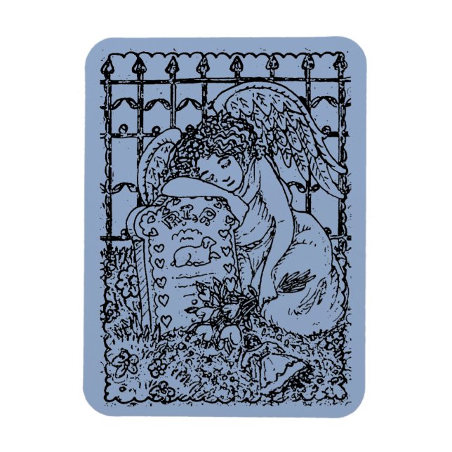 MAGNET FLEXIBLE OUVERTURE DE L'ANGE DE GUARDIAN, SYMPATHIE DU MOUR (Vertical)