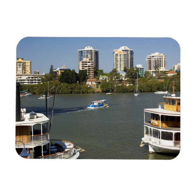 Magnet Flexible Paddle Steamers, Brisbane River, Brisbane, (Horizontal)
