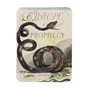 Magnet Flexible Page titre de la "Europe. Une prophétie", 1794