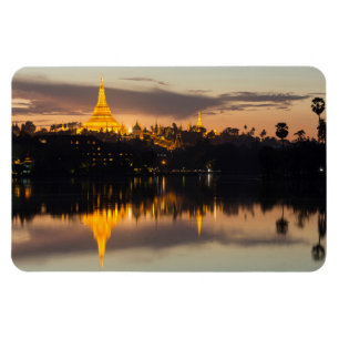 Magnet Flexible Pagode de Shwedagon, Myanmar, Yangon
