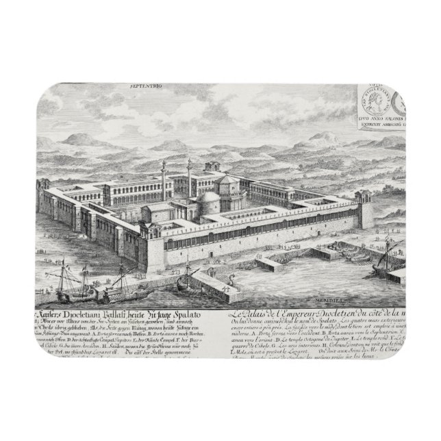 Magnet Flexible Palais de Dioclétien (245-313), Split, Yougoslavie (Horizontal)