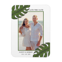 Palmier tropical Feuilles photo mariage Enregistre