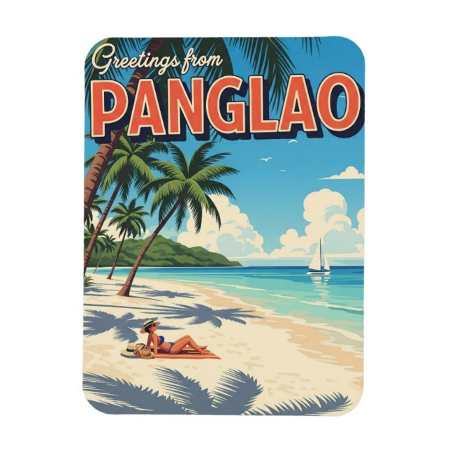 Magnet Flexible Panglao Island Philippines Travel (Vertical)
