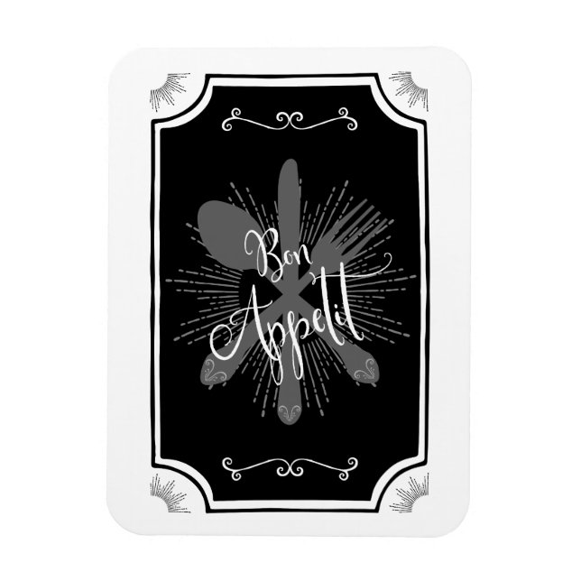 Magnet Flexible Panneau de cuisine antique - Bon Appetit (Vertical)