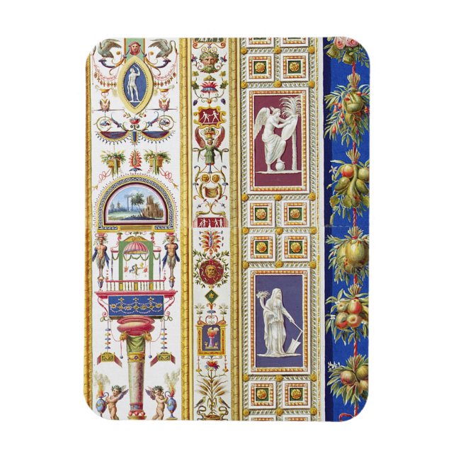 Magnet Flexible Panneau de la Loggia Raphael au Vatican, de (Vertical)