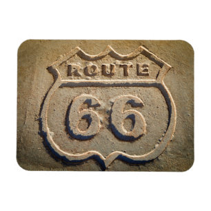 Magnet Flexible Panneau historique Route 66, Arizona