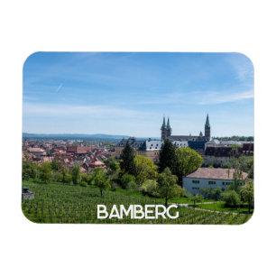 Magnet Flexible Panorama de la vieille ville historique de Bamberg