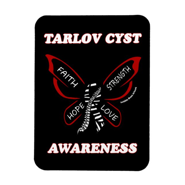 Magnet Flexible Papillon/Sensibilisation...Cyst Tarlov (Vertical)