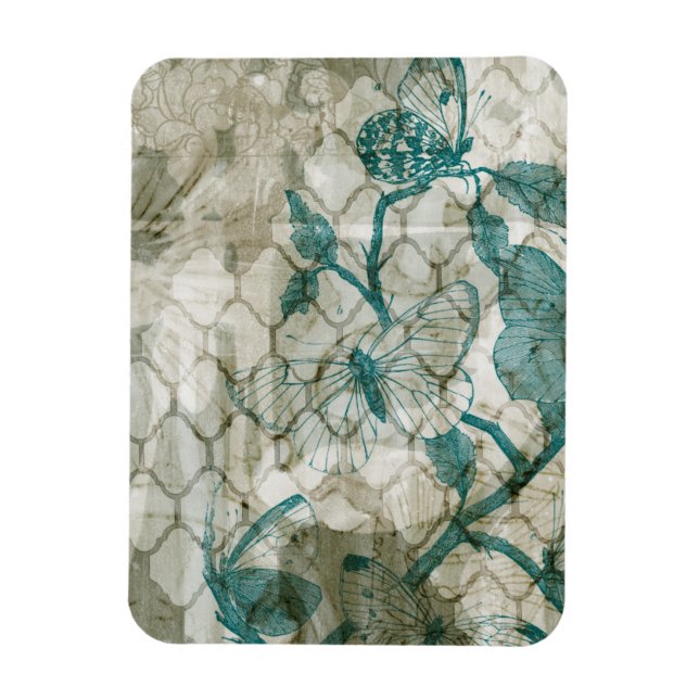 Magnet Flexible Papillons arabes VI (Vertical)