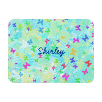 Papillons et marguerites colorés par Shirley Taylo