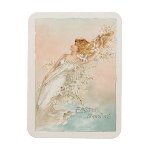 Magnet Flexible "Pâques" - Impression vintage, L. Prang & Co.